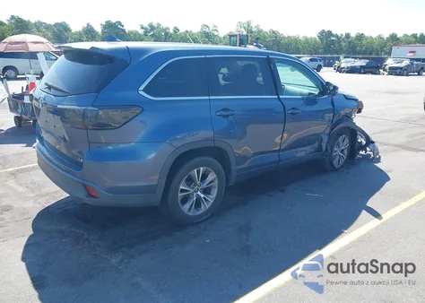 2016 Toyota Highlander Le/Le Plus из США, поврежденный, VIN 5TDZKRFH2GS141324